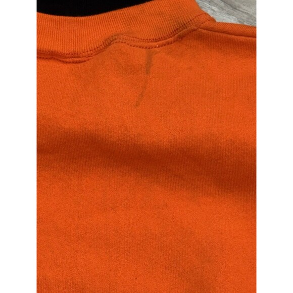 Vintage Hand painted Halloween Sweatshirt India Ink Stains Pilling O/S - Picture 5 of 9